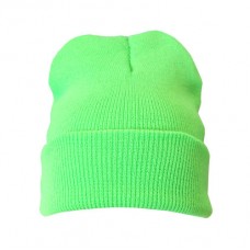 Plain Beanie Hat Green