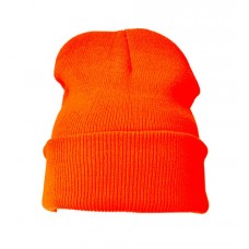 Plain Beanie Hat Orange