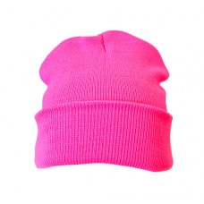 Plain Beanie Hat Pink