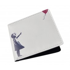 Banksy Girl with Balloon Graffiti Wallet